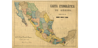 CARTA ETNOGRÁFICA DE MEXICO