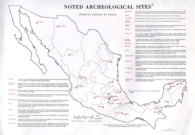 ARCHEOLOGICAL MAP OF MIDDLE AMERICA