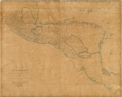 Map of Guatemala: reduced from the survey in the archives of that country.