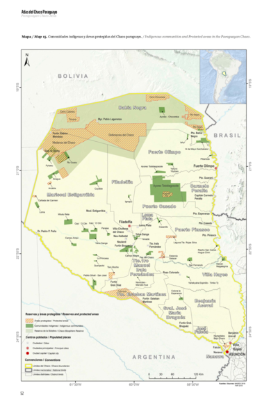 Comunidades indígenas y Áreas protegidas del Chaco paraguayo